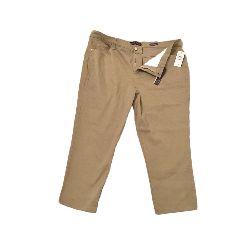 Gloria Vanderbilt-Amanda Slimming Jean “Khaki” (22W Short)